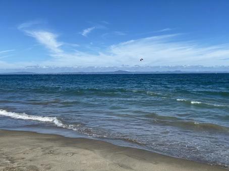 青空と海 青空と海の写真