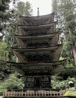 羽黒五重塔 羽黒五重塔の写真