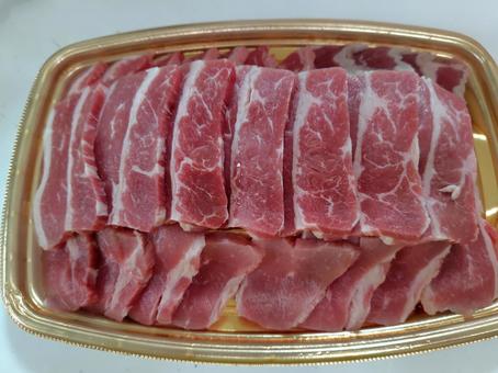 牛バラ焼肉用の写真