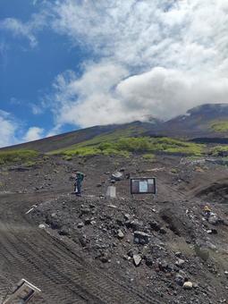 富士山5号目の景色 富士山5号目の景色 富士山,登山,絶景の写真素材