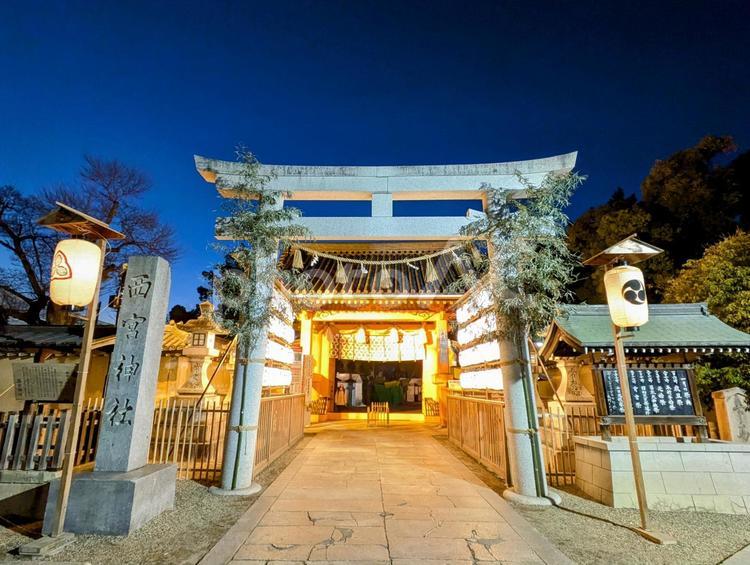 西宮神社、南門、えべっさん 近畿,関西,地方の写真素材