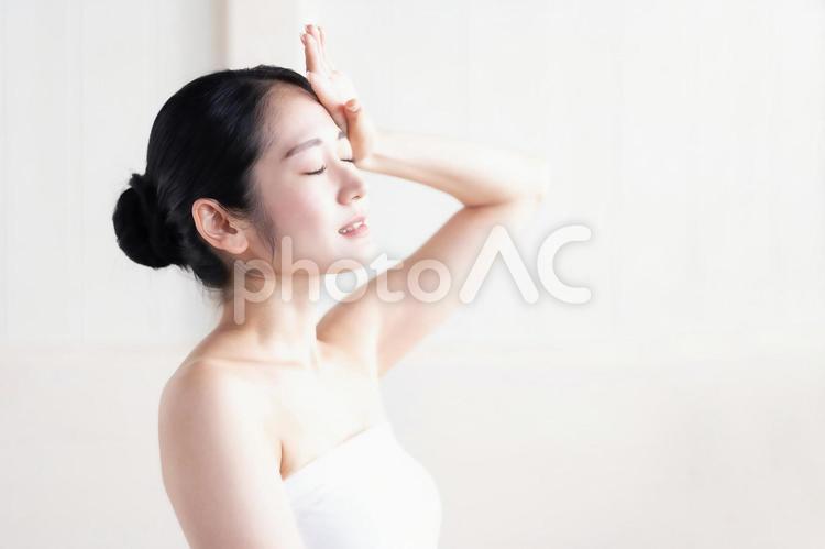 日焼け・スキンケア・シミ・そばかす 日焼け,スキンケア,紫外線の写真素材