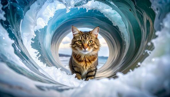 海を操る神秘的な猫03 海を操る神秘的な猫03の写真