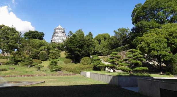 福山城　天守 福山城,日本100名城,広島の写真素材