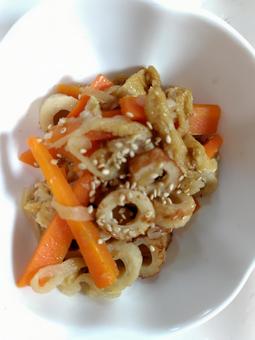 切り干し大根の煮物 切り干し大根の煮物,大根,焼きちくわの写真素材