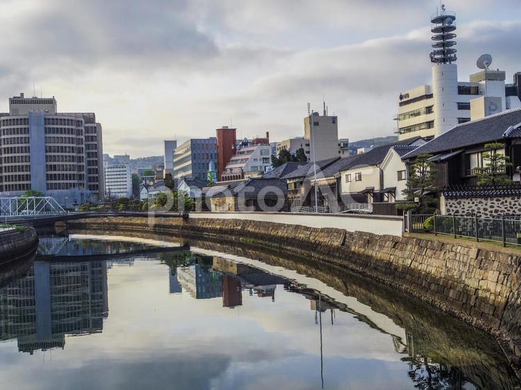 【長崎県】長崎市の出島 出島,長崎県,長崎市の写真素材