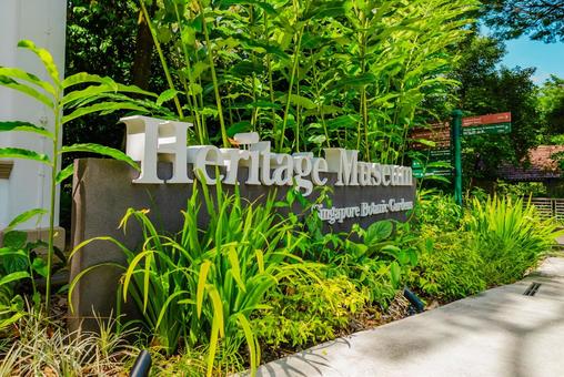 【シンガポール】美術館オーキッドガーデン 植物園,オーキッドガーデン,オーキッドの写真素材