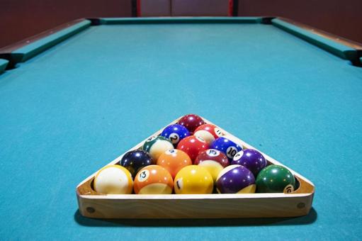 ビリヤード ビリヤード ビリヤード,玉突き,ゲームの写真素材