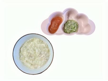 離乳食 大皿 離乳食 大皿の写真