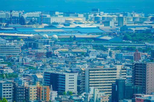 川崎市の広がる住宅地 川崎市の広がる住宅地の写真