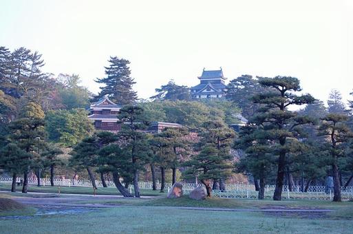 松江城 国宝 天守閣 島根県 現存天守 松江城 国宝 天守閣 島根県 現存天守の写真