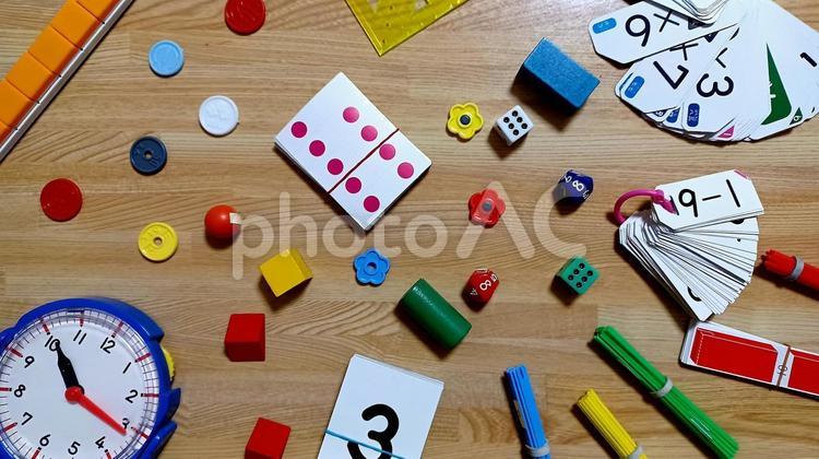 算数セットのイメージ 小学校,算数セット,入学準備の写真素材