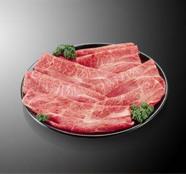 三田牛しゃぶしゃぶ用 三田牛しゃぶしゃぶ用 しゃぶしゃぶ用,黒毛和牛,牛肉の写真素材