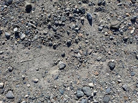 未舗装 砂利,地面,テクスチャーの写真素材
