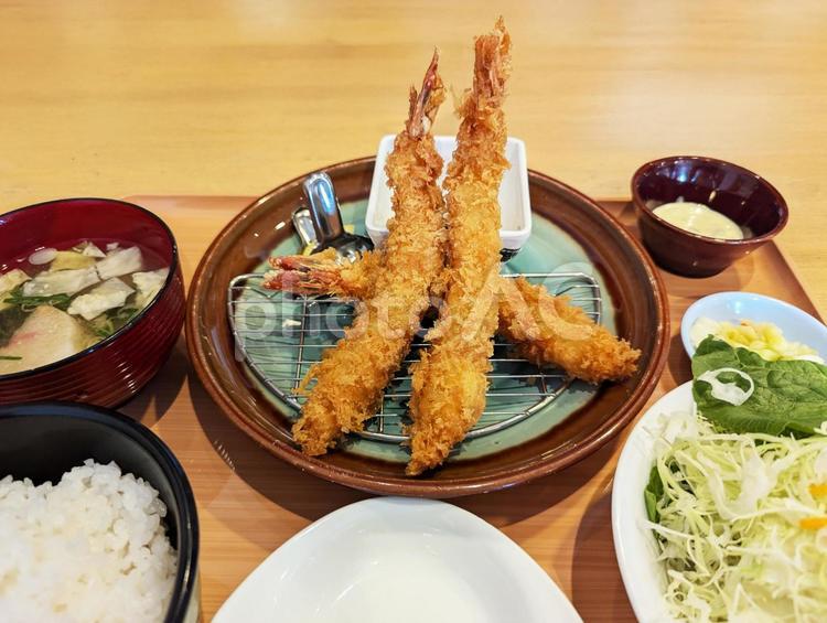 エビフライ定食 エビフライ定食,エビフライ,定食の写真素材