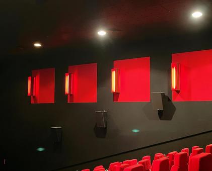 映画館座席 映画,映画館,客席の写真素材