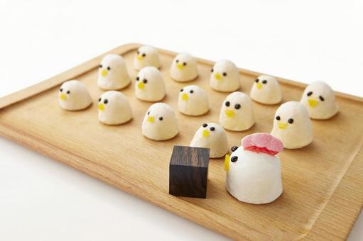 酉年 スイーツ(マシュマロ) 鶏 ひよこ 酉年 スイーツ(マシュマロ) 鶏 ひよこ 酉年,学校,鶏の写真素材