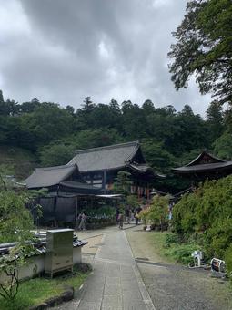 岡寺 岡寺 岡寺,緑,雨上がりの写真素材