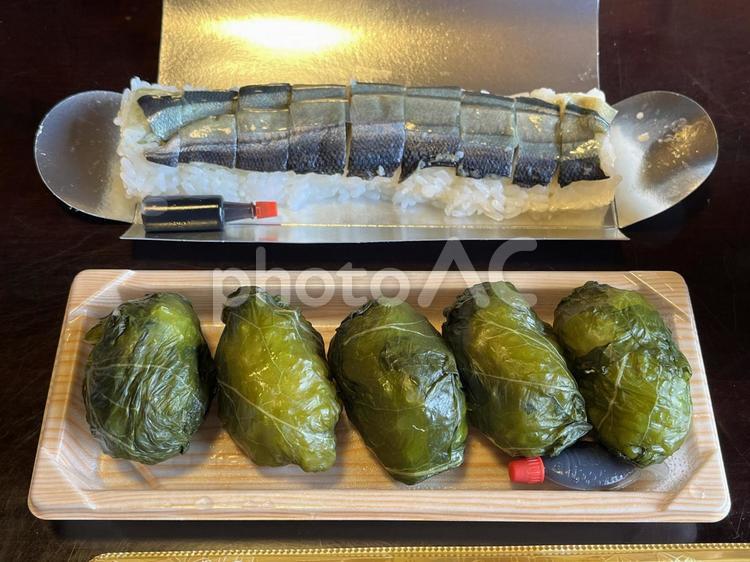 めはり寿司　さんま寿司 めはり寿司,さんま寿司,秋刀魚の写真素材