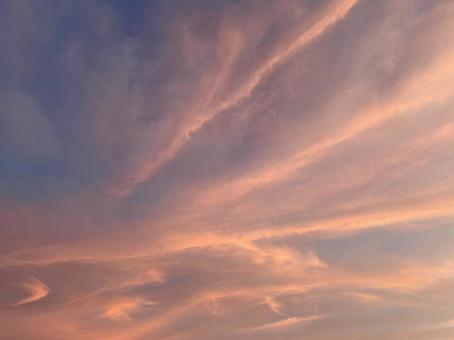 美しい夕焼け空の写真