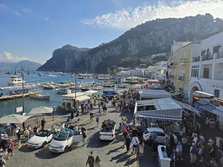 イタリア旅行　カプリ島 カプリ島,イタリア,ヨーロッパの写真素材