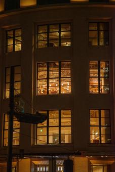 Photo, night view, tokyo station, tokyo, 