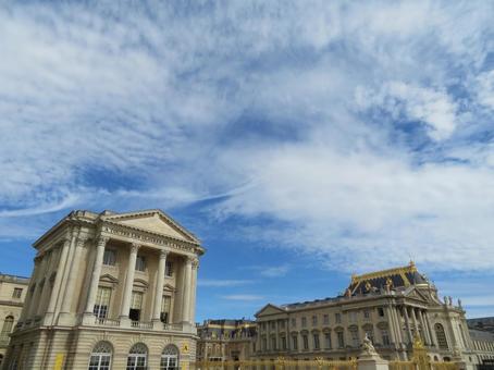 世界遺産のフランス、ヴェルサイユ宮殿 ヴェルサイユ宮殿,バロック建築,建造物の写真素材
