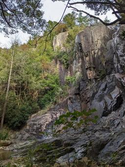 入日の滝＠しまなみ海道大三島 滝,入日の滝,しまなみ海道の写真素材