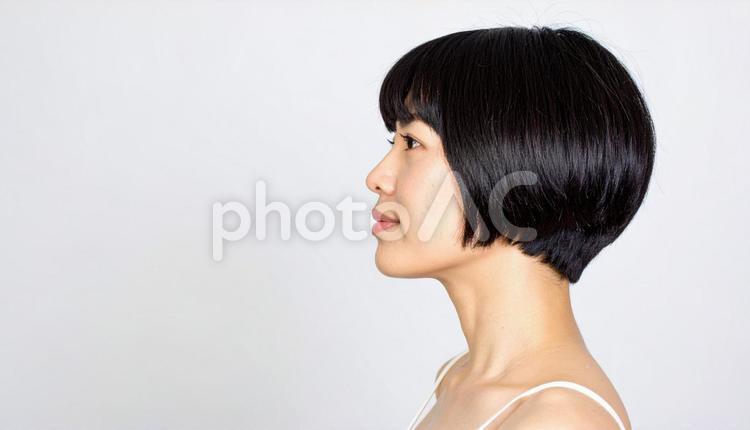 透明感のある肌の美しい女性モデル 女性,ビューティー,アンチエイジングの写真素材