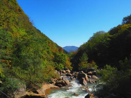 川３ 渓流,川,山の写真素材