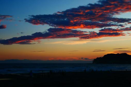 夕空 夕空の写真