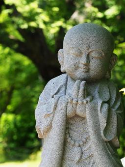普門寺のお地蔵さま(愛知県) 普門寺のお地蔵さま(愛知県) 普門寺,青もみじ祭り,もみじ寺の写真素材
