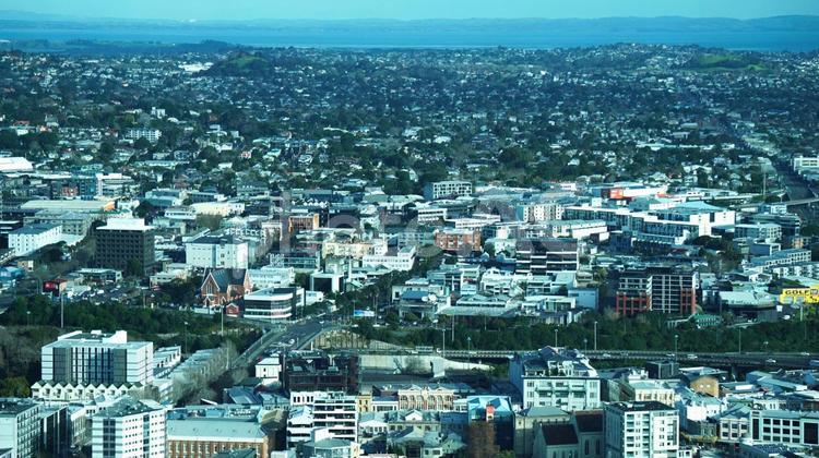 AUCKLAND_スカイタワーからの風景 スカイタワー,オークランド,ニュージーランドの写真素材