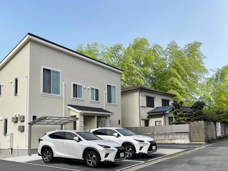 Residential detached cityscape Residential detached cityscape