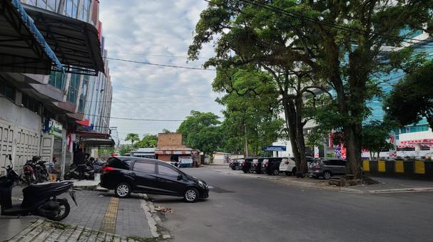インドネシアの路地 インドネシアの路地 街並み,市街地,通りの写真素材