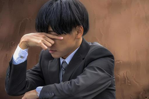 落ち込むビジネスマン 落ち込むビジネスマン ビジネスマン,ビジネス,男性の写真素材