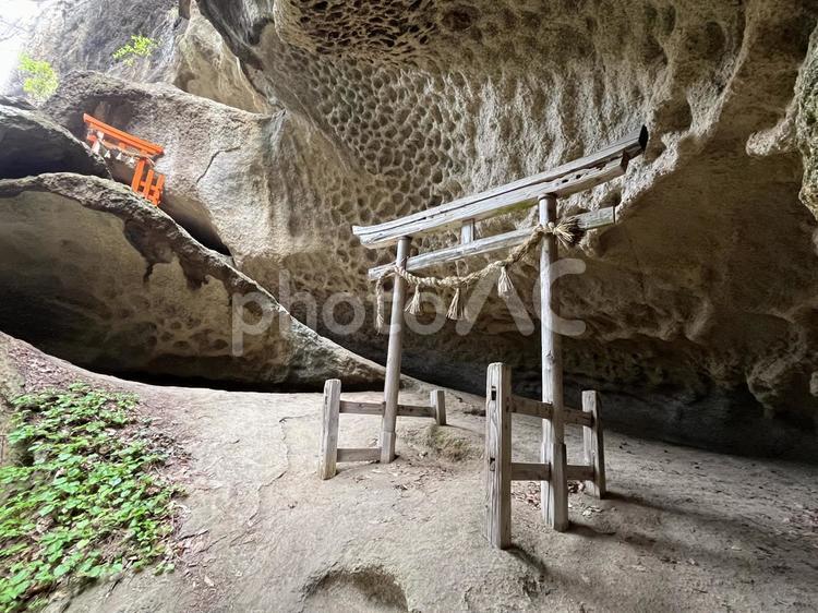 峯の浦　垂水遺跡 峯の裏,垂水遺跡,山形の写真素材
