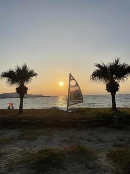 秋の海 四季,風景,景色の写真素材