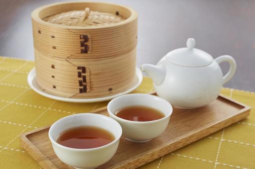 飲茶セット 飲茶セット 飲茶セット,飲茶,点心の写真素材