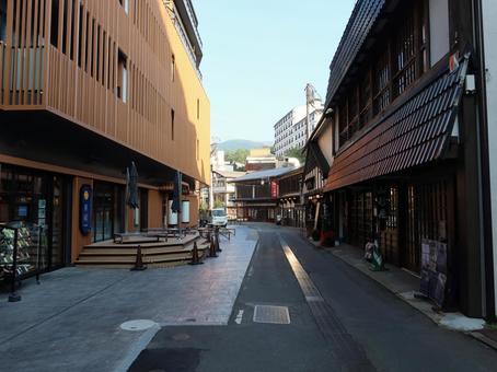 草津温泉 西の河原通り 草津温泉,西の河原通り,温泉街の写真素材