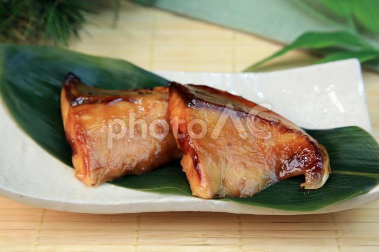ぶりの照り焼き ぶりの照り焼き,ブリ,照り焼きの写真素材