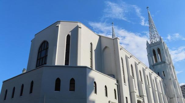 カトリック布池教会 大聖堂 カトリック布池教会 大聖堂 カトリック布池教会,布池カトリック教会,教会の写真素材