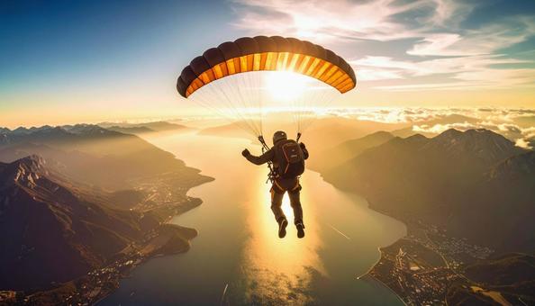 スカイダイビングの写真