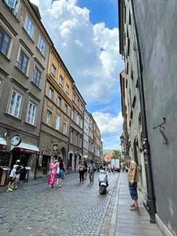 ワルシャワの街並み ワルシャワの街並み ワルシャワの街並み,warsaw,polandの写真素材