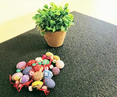 しじみの御守り しじみの御守り しじみ,シジミ,御守りの写真素材