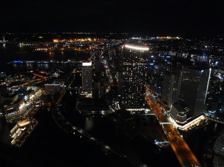 横浜の夜景 横浜の夜景の写真