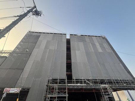 建設中の建物 建設中の建物 ビル,マンション,作業の写真素材
