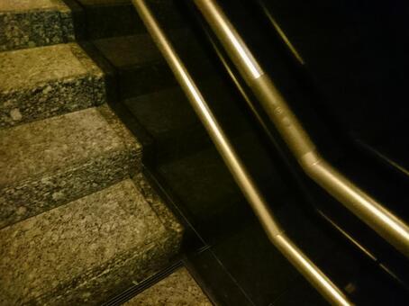 階段の手すりの写真