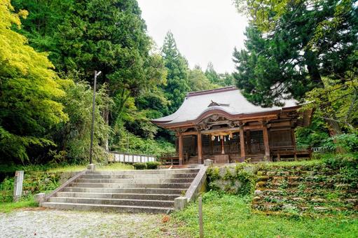 島根・奥出雲の稲田神社 稲田神社,奥出雲,神社の写真素材
