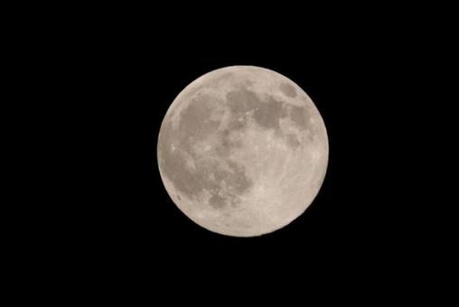 スーパームーン2028.10.5撮影 満月,月,天体の写真素材